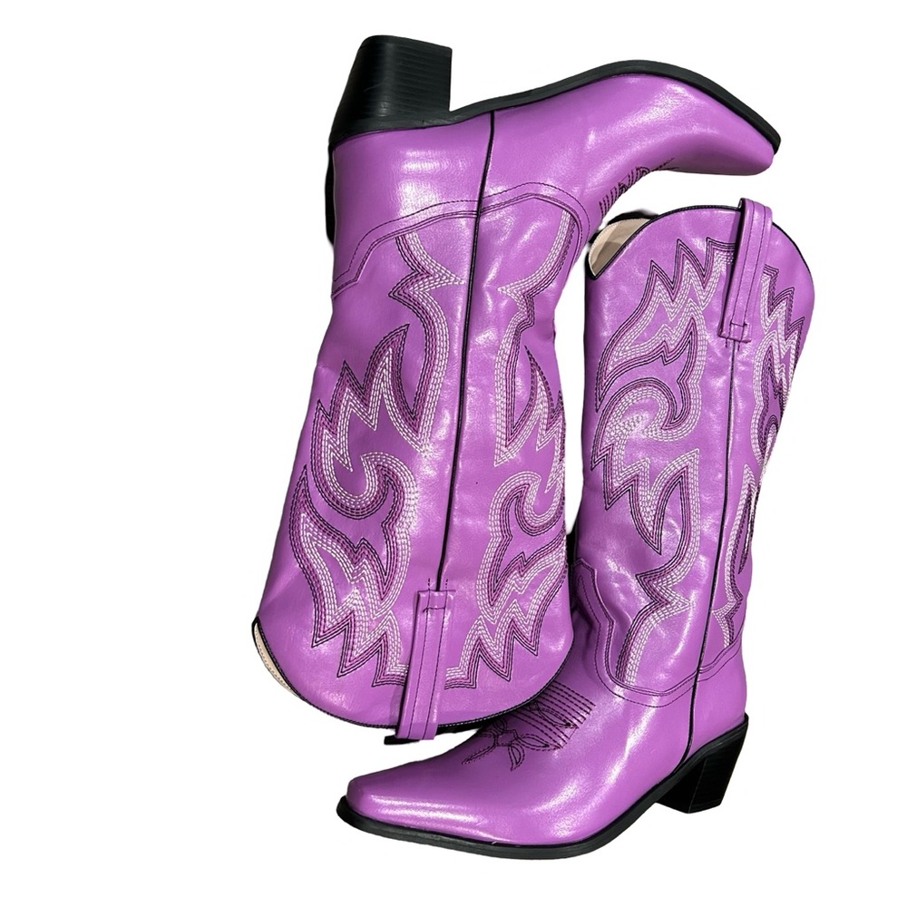 Purple Cowgirl Boots